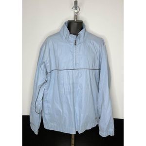 𝅺xxl 2XL Izod XFG Light Blue Golf Pullover Windbreaker